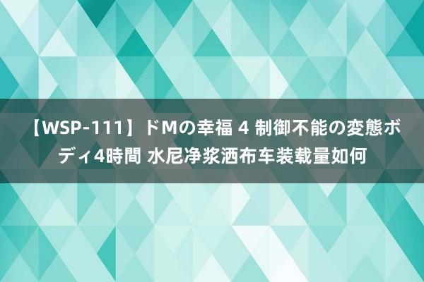 【WSP-111】ドMの幸福 4 制御不能の変態ボディ4時間 水尼净浆洒布车装载量如何