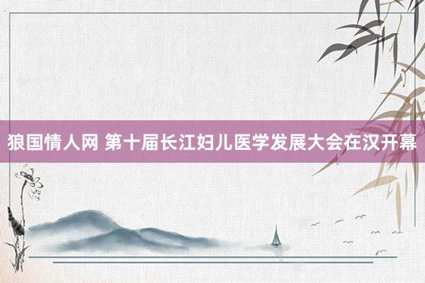 狼国情人网 第十届长江妇儿医学发展大会在汉开幕